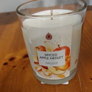 Jewel Scent 18oz Spiced Apple Medley Candle with Surprise Ring Size 7